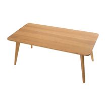 Table basse contemporaine / en bois / rectangulaire
