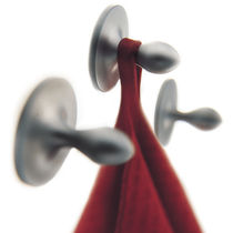 Patère contemporaine / en aluminium / triple