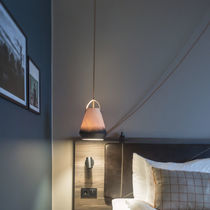 Suspension / plaquée bois / en frêne / contemporaine