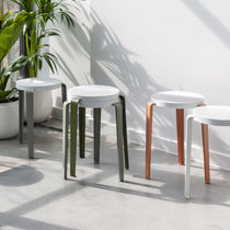 Tabouret contemporain / en plastique / en...