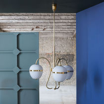 Lustre contemporain / en verre soufflé /...