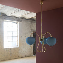 Lustre contemporain / en verre soufflé /...