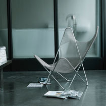 Fauteuil contemporain / en maille / en acier...