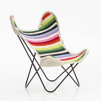 Fauteuil contemporain / en coton / à oreilles...