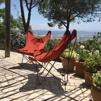 Fauteuil contemporain / en coton / en acier...