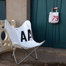Fauteuil contemporain / en tissu / en acier...