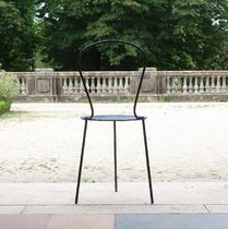 Chaise contemporaine / en acier / avec piètement...