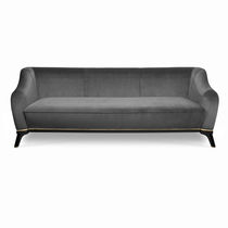 Canapé contemporain / en velours / en cuir...