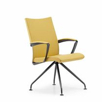 Chaise visiteur contemporaine / en tissu...