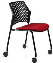 Chaise visiteur contemporaine / en métal...