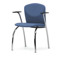 Chaise visiteur contemporaine / en métal...