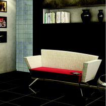 Canapé contemporain / multicolore / en tissu...