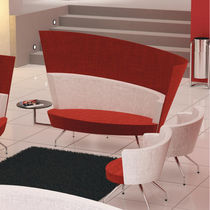 Canapé contemporain / multicolore / en tissu...