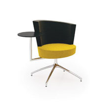 Fauteuil visiteur contemporain / en tissu...