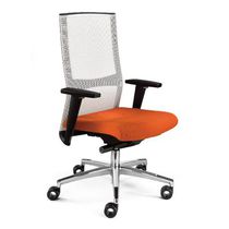 Fauteuil de bureau contemporain / en cuir...