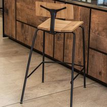 Tabouret de bar contemporain / en chêne...