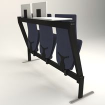 Chaise d'auditorium contemporaine / en tissu...