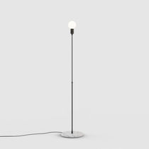Lampe sur pied / en laiton / en verre /...