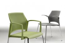 Chaise visiteur contemporaine / avec accoudoirs...