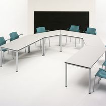 Table de réunion contemporaine / en aluminium...