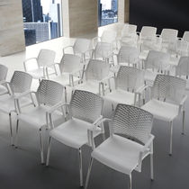 Chaise visiteur contemporaine / avec accoudoirs...