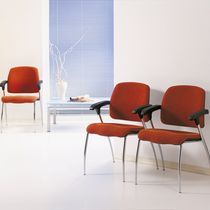 Chaise visiteur contemporaine / avec accoudoirs...