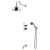 Set de douche encastrable au mur / classique...