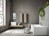 Salle de bain contemporaine / en chêne