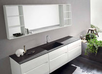 Meuble vasque suspendu / en bois / contemporain...