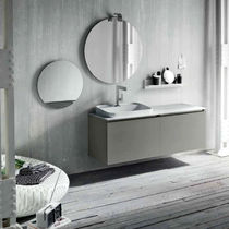 Meuble vasque suspendu / en bois / contemporain...