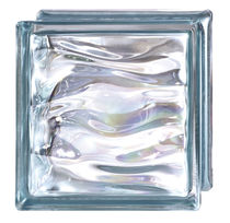 Brique de verre carrée / sablée / métallisée...