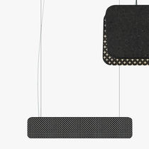 Suspension / en pierre de lave / contemporaine
