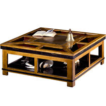 Table basse classique / en bois / avec piètement...
