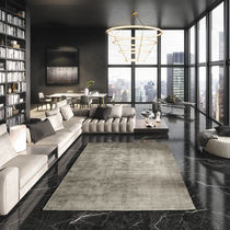 Tapis contemporain / uni / en viscose /...