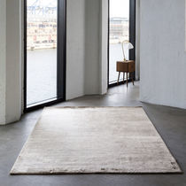 Tapis contemporain / uni / en fibre de bambou...