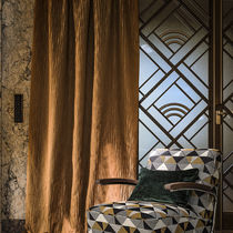 Tissu d'ameublement / pour rideaux / à rayures...