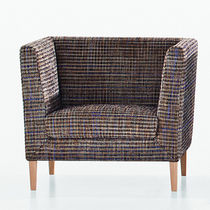 Fauteuil contemporain / en tissu / avec...