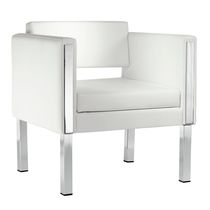 Fauteuil contemporain / en tissu / avec...
