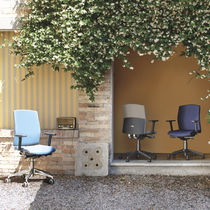 Fauteuil de bureau contemporain / en tissu...