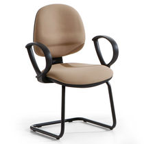 Chaise visiteur contemporaine / en tissu...