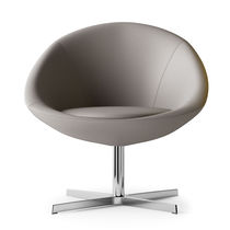 Fauteuil visiteur contemporain / en textile...