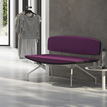 Banquette contemporaine / en tissu / pour...