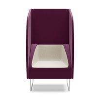Fauteuil contemporain / en simili cuir /...