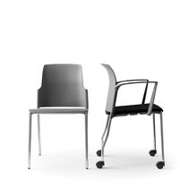 Chaise de conférence en tissu / en polypropylène...