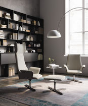 Fauteuil contemporain / en simili cuir /...