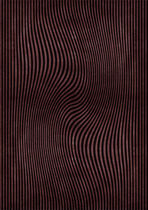 Tapis contemporain / à rayures / en laine...