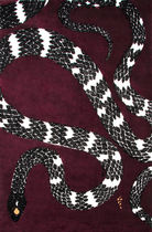 Tapis contemporain / à motif / en laine...