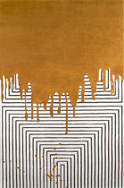 Tapis contemporain / à motif / en laine...