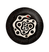 Assiette plate / ronde / en porcelaine /...