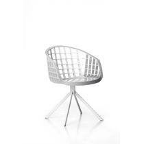 Chaise contemporaine / avec accoudoirs /...